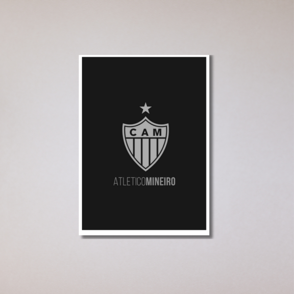 placa decorativa athletico mineiro