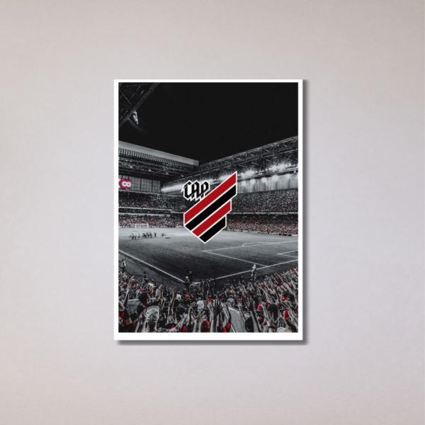 placa decorativa athletico paranaense