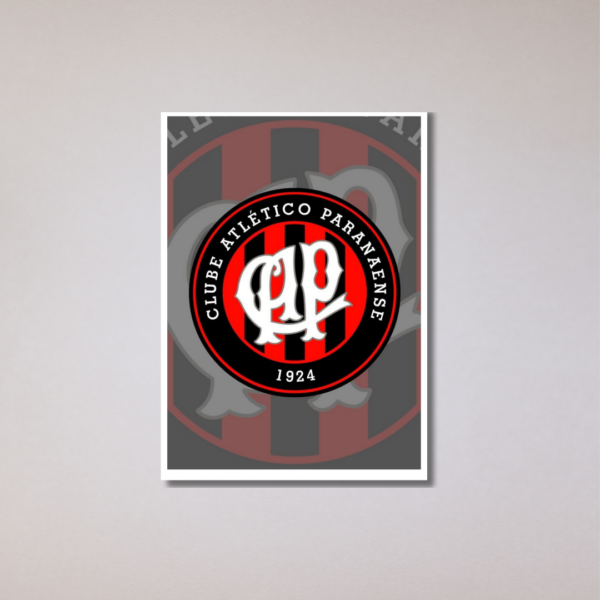 placa decorativa athletico paranaense