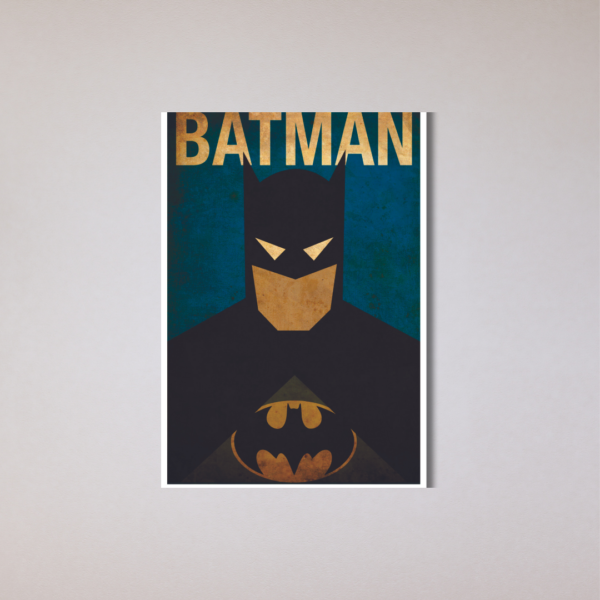 placa decorativa batman