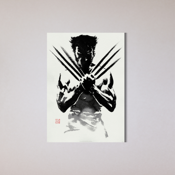 placa decorativa wolverine