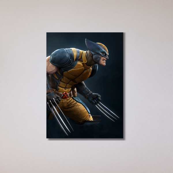 placa decorativa wolverine