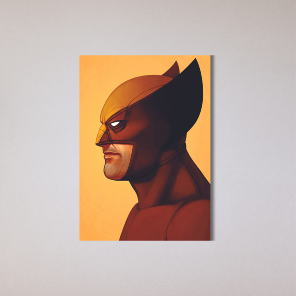 placa decorativa wolverine