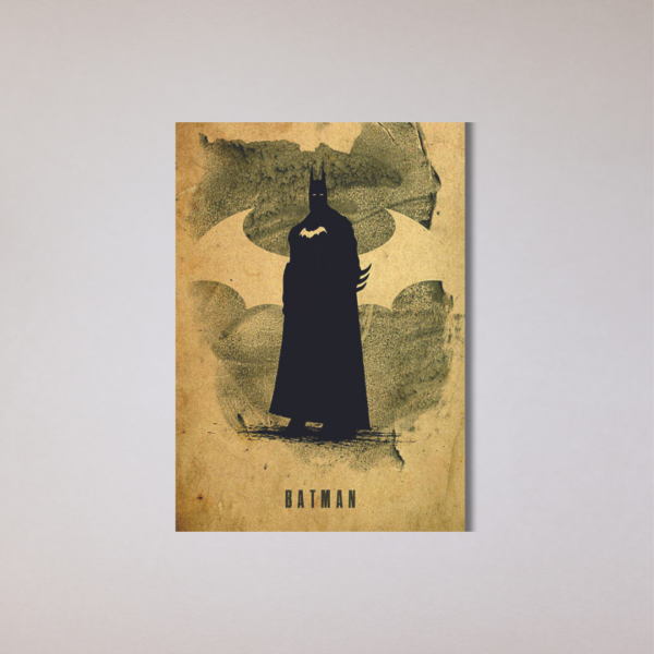 placa decorativa batman